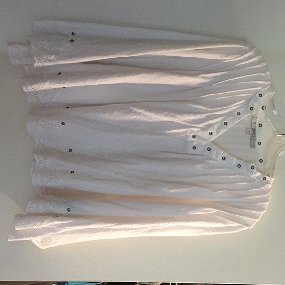White boho guess shirt - Picture 1 of 2